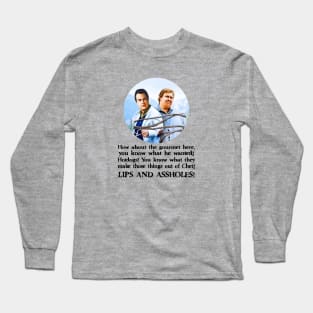 The Great Outdoors Movie Quote Lips And Hotdogs Long Sleeve T-Shirt